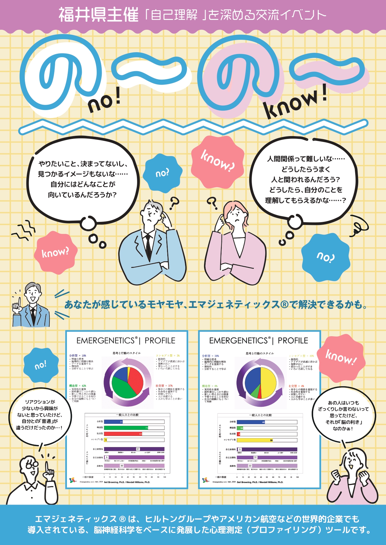 「自己理解」を深める交流イベント ”の～の～”